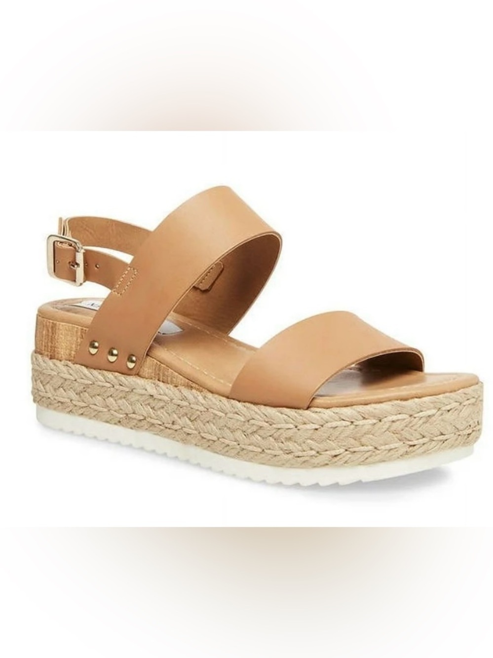Steve Madden Cici Women's Espadrille Wedge Buckle Sandals - Size 9 - Picture 1 of 10